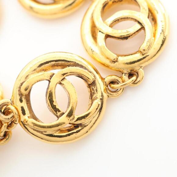 CHANEL Gold Logo Charm Bracelet - Picture 7 of 7